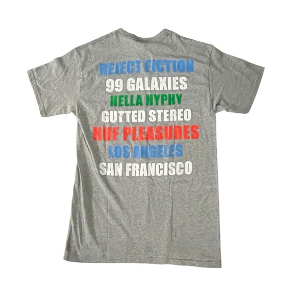 HUF Other - NWT Huf X Pleasures Men’s M Gray T-Shirt Street Wear Hip Hop Style